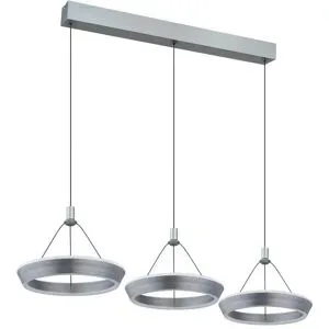 Globo Lighting Hängeleuchte   ¦ grau ¦ Maße (cm): B: 30,4 H: 180