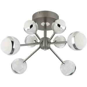 Globo Lighting Deckenleuchte   ¦ silber ¦ Maße (cm): H: 29  Ø: 61