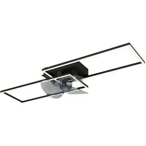 Globo Lighting Deckenventilator   ¦ schwarz ¦ Maße (cm): B: 30 H: 15