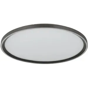 Globo Lighting Deckenleuchte   ¦ grau ¦ Maße (cm): H: 5,5  Ø: 50