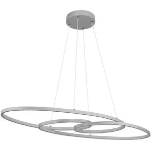 Globo Lighting Hängeleuchte   ¦ grau ¦ Maße (cm): B: 36 H: 120
