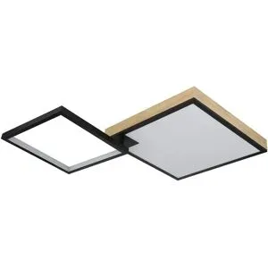 Globo Lighting Deckenleuchte   ¦ schwarz ¦ Maße (cm): B: 55 H: 10