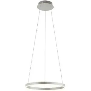 Paul Neuhaus Pendelleuchte   ¦ silber ¦ Maße (cm): B: 39,3 H: 120 T: 39.3
