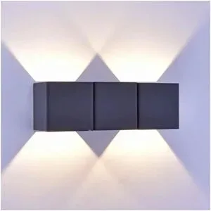 Paul Neuhaus Wandleuchte   ¦ grau ¦ Maße (cm): B: 7,5 H: 7,5 T: 22.5