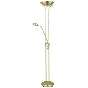 KHG LED-Deckenfluter   ¦ gold ¦ Maße (cm): H: 180  Ø: 25.4