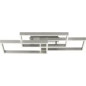 Paul Neuhaus Deckenleuchte   ¦ silber ¦ Maße (cm): B: 82 H: 15 T: 50.0