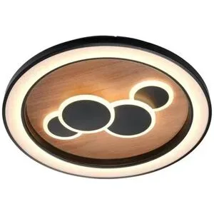 Paul Neuhaus Deckenleuchte   ¦ holzfarben ¦ Maße (cm): H: 8  Ø: 60