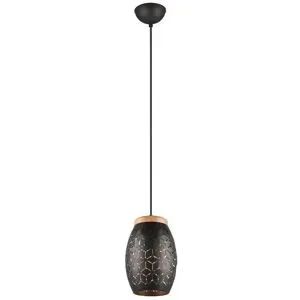 Höffner Pendelleuchte   ¦ schwarz ¦ Maße (cm): H: 150  Ø: 15