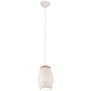 Höffner Pendelleuchte   ¦ weiß ¦ Maße (cm): H: 150  Ø: 15