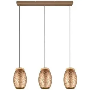 Höffner Pendelleuchte   ¦ braun ¦ Maße (cm): B: 65 H: 150 T: 15.0