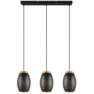 Höffner Pendelleuchte   ¦ schwarz ¦ Maße (cm): B: 65 H: 150 T: 15.0