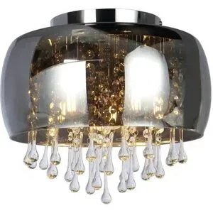 Globo Lighting Deckenleuchte   ¦ silber ¦ Maße (cm): B: 35 H: 28 T: 35.0