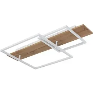 Globo Lighting Deckenleuchte   ¦ weiß ¦ Maße (cm): B: 75 H: 10 T: 40.0