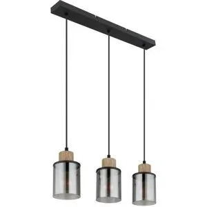 Globo Lighting Pendelleuchte   ¦ schwarz ¦ Maße (cm): B: 55 H: 120 T: 10.0