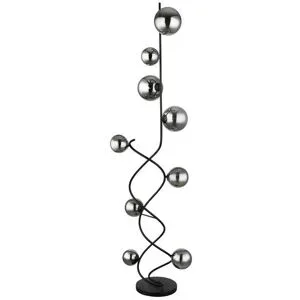 Globo Lighting Stehleuchte  Riha ¦ schwarz ¦ Maße (cm): B: 42,5 H: 162 T: 40.0