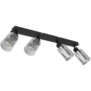 Globo Lighting Deckenstrahler   ¦ schwarz ¦ Maße (cm): B: 67 H: 21,5 T: 9.0