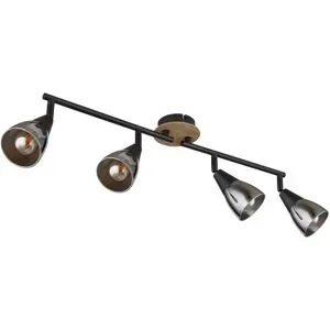 Globo Lighting Deckenstrahler   ¦ schwarz ¦ Maße (cm): B: 60 H: 19 T: 10.0
