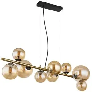 Globo Lighting Pendelleuchte  Riha ¦ schwarz ¦ Maße (cm): B: 86,6 H: 120 T: 36.0