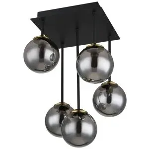 Globo Lighting Deckenleuchte  Jorge ¦ schwarz ¦ Maße (cm): B: 25,5 H: 38 T: 25.5