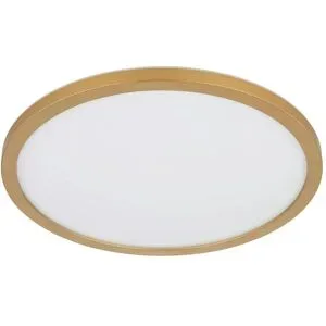 Globo Lighting Deckenleuchte   ¦ gold ¦ Maße (cm): B: 42 H: 2,5 T: 42.0