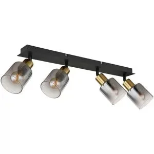 Globo Lighting Deckenstrahler   ¦ schwarz ¦ Maße (cm): B: 55 H: 18 T: 8.0