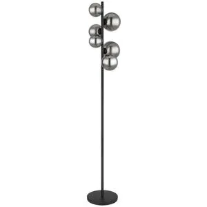 Globo Lighting Stehleuchte  Riha ¦ schwarz ¦ Maße (cm): B: 28,5 H: 155 T: 28.5