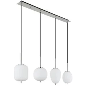 Globo Lighting Pendelleuchte   ¦ silber ¦ Maße (cm): B: 110 H: 120 T: 18.5