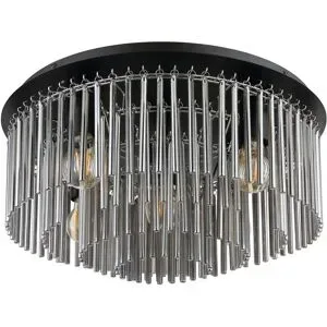 Globo Lighting Deckenleuchte   ¦ schwarz ¦ Maße (cm): B: 50 H: 25 T: 50.0