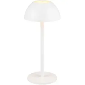 Höffner LED-Akkuleuchte   ¦ weiß ¦ Maße (cm): B: 13 H: 30 T: 13.0