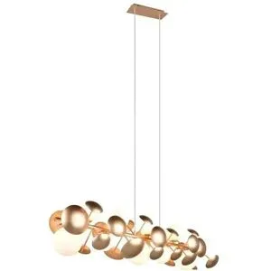 Trio Pendelleuchte  Select-Bubble ¦ gold ¦ Maße (cm): B: 100 H: 150 T: 22.0