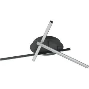 KHG LED-Deckenleuchte   ¦ grau ¦ Maße (cm): B: 70 H: 5 T: 70.0