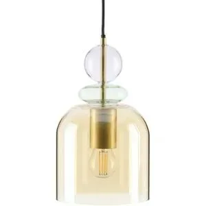 KHG Pendelleuchte   ¦ gold ¦ Maße (cm): H: 150  Ø: 15