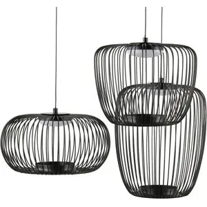 KHG Pendelleuchte Pendelleuchte  ¦ schwarz ¦ Maße (cm): H: 150  Ø: 62