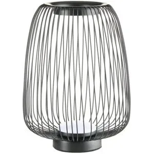 KHG LED-Tischleuchte   ¦ schwarz ¦ Maße (cm): H: 34  Ø: 26