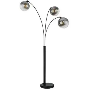 Globo Lighting Stehleuchte   ¦ schwarz ¦ Maße (cm): B: 105 H: 200