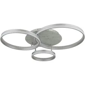 Globo Lighting Deckenleuchte   ¦ grau ¦ Maße (cm): B: 85,5 H: 16,7