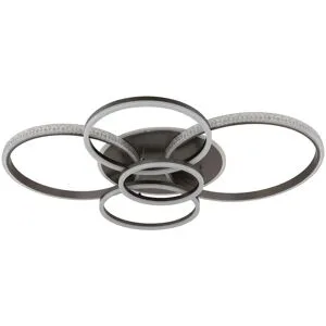 Globo Lighting Deckenleuchte   ¦ schwarz ¦ Maße (cm): B: 110 H: 11,5