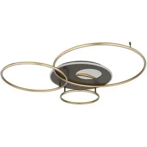 Globo Lighting Deckenleuchte   ¦ gold ¦ Maße (cm): B: 126,4 H: 13