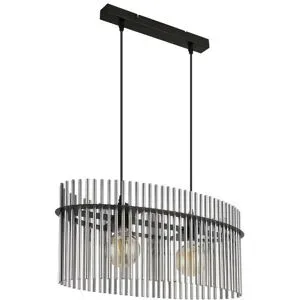 Globo Lighting Pendelleuchte   ¦ schwarz ¦ Maße (cm): B: 60 H: 140