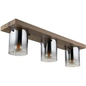 Globo Lighting Deckenleuchte   ¦ holzfarben ¦ Maße (cm): B: 71 H: 18