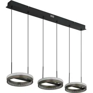 Globo Lighting Pendelleuchte   ¦ schwarz ¦ Maße (cm): B: 82 H: 150