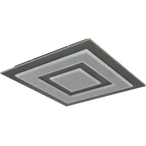 Globo Lighting Deckenleuchte   ¦ schwarz ¦ Maße (cm): B: 48 H: 5,2