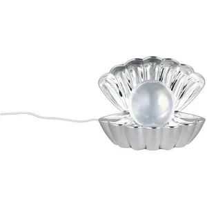 Höffner Tischleuchte   ¦ silber ¦ Maße (cm): B: 17,5 H: 14,5