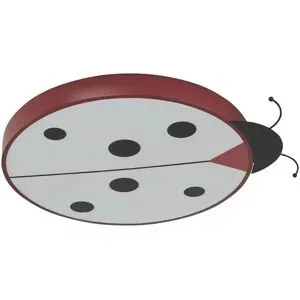 KHG Deckenleuchte   ¦ rot ¦ Maße (cm): H: 6  Ø: 50