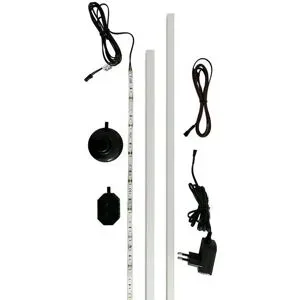Höffner LED Einbauprofil   ¦ transparent/klar ¦ Maße (cm): B: 100 H: 0,5 T: 0.5