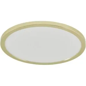 KHG LED-Deckenleuchte  messing-blank   ¦ gold ¦ Maße (cm): H: 5,5  Ø: 40