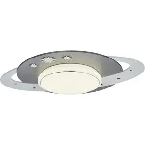 Höffner LED-Deckenleuchte ´Saturn´   ¦ grau ¦ Maße (cm): B: 50 T: 20.0