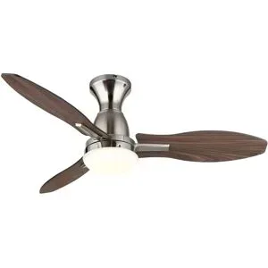 Globo Lighting Deckenventilator   ¦ silber ¦ Maße (cm): H: 32,5  Ø: 107