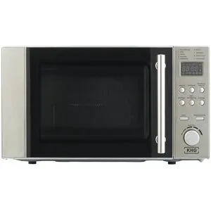KHG Mikrowelle  MW-20.1GS ¦ silber ¦ Glas,Metall,Kunststoff ¦ Maße (cm): B: 45,2