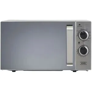 KHG Mikrowelle  MW-20.1GSS ¦ silber ¦ Kunststoff,Glas,Metall ¦ Maße (cm): B: